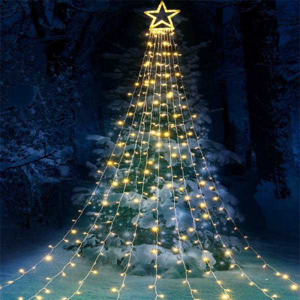 iShabao 317 LED Christmas Top Fairy Lights Bright ...